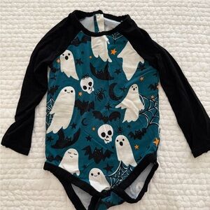 Little Sleepies Frightful Friends Raglan Bodysuit